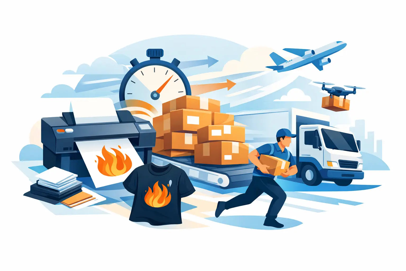 Fast Shipping DTF Transfers That Keep You Moving