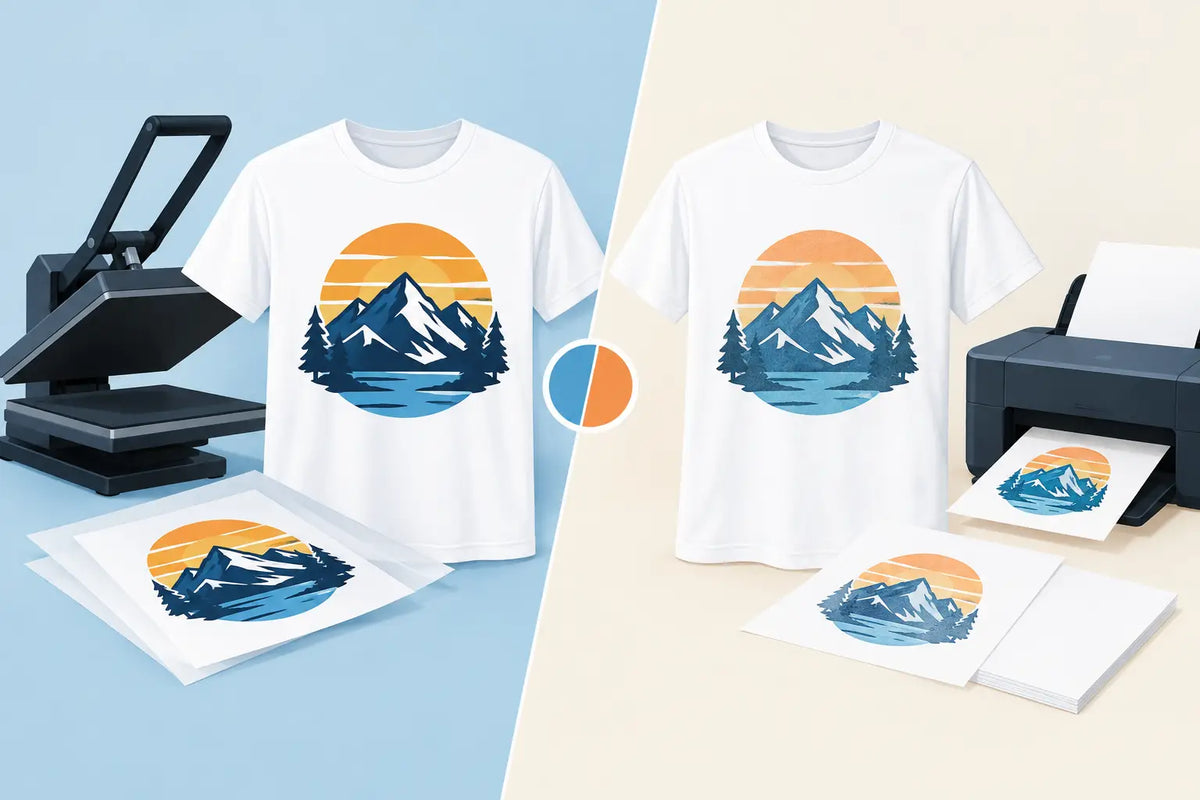 Custom Transfers or Heat Transfer Paper for Shirts?