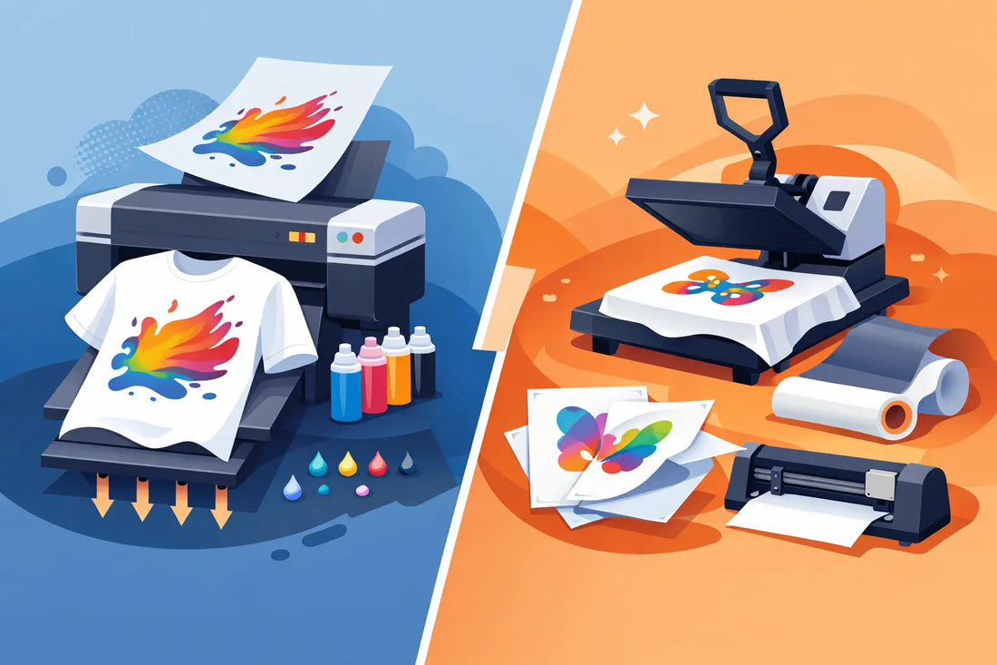 DTF Versus Printable HTV for Apparel Orders
