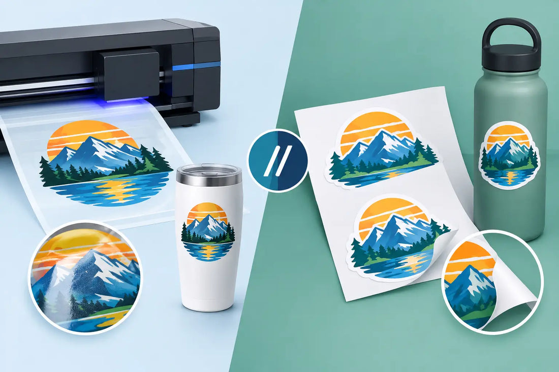 UV DTF vs Vinyl Decals: Which Should You Use?