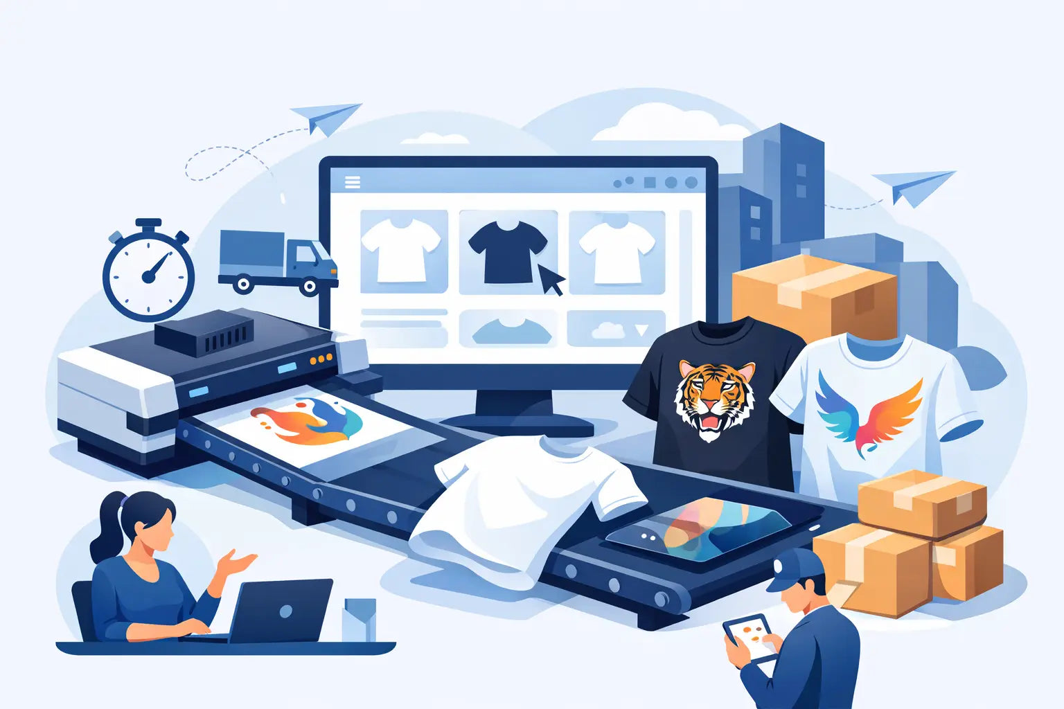 7 Best DTF Transfer Websites for Fast Orders