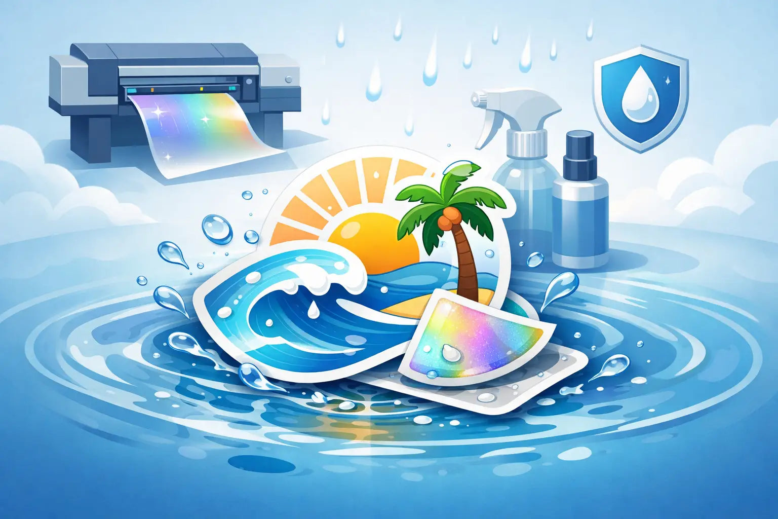 Are UV DTF Stickers Waterproof? The Real Answer