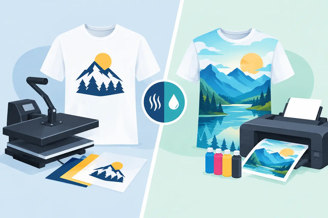 Custom Transfers vs Sublimation: What Fits?