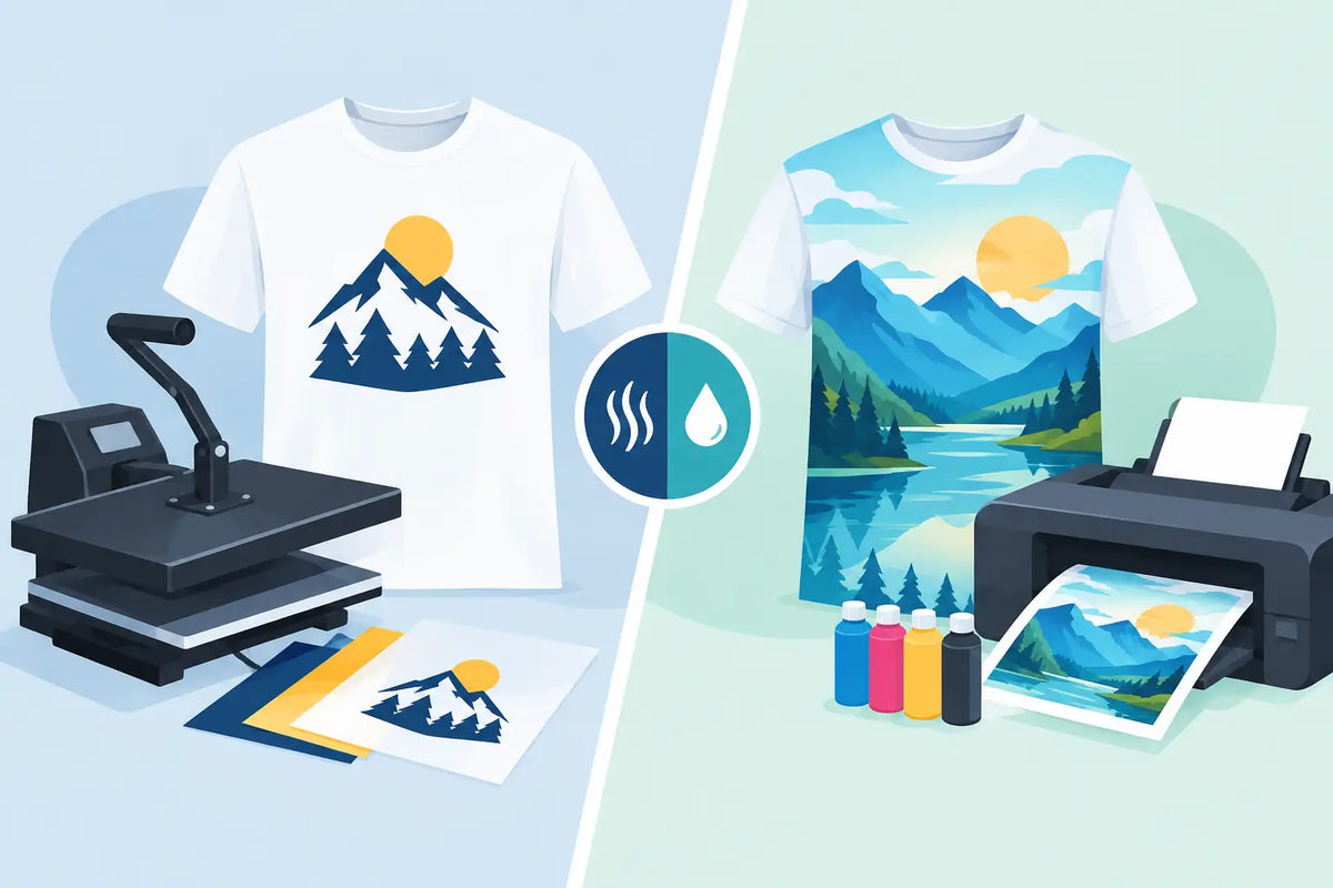 Custom Transfers vs Sublimation: What Fits?