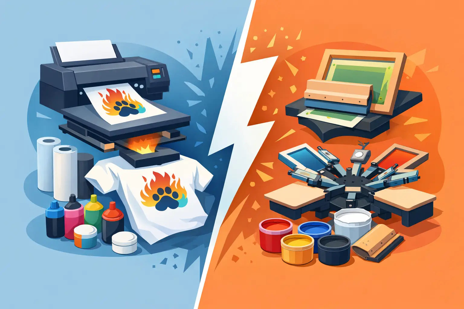 DTF vs Screen Printing: Which Wins?