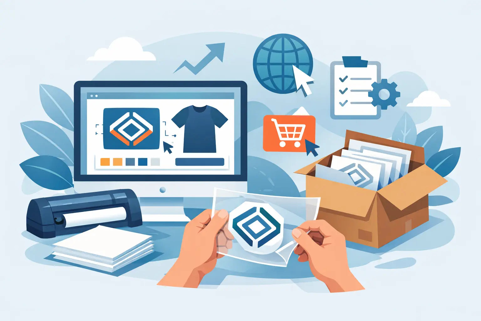 How to Order Custom Logo Transfers Online