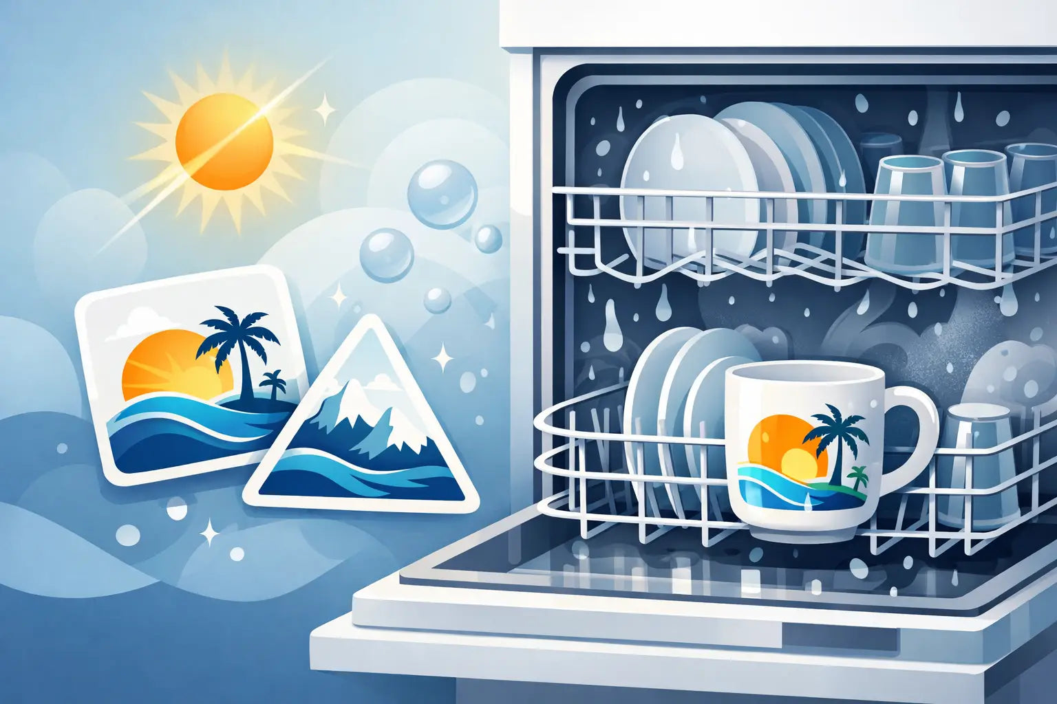 Are UV Decals Dishwasher Safe? The Real Answer