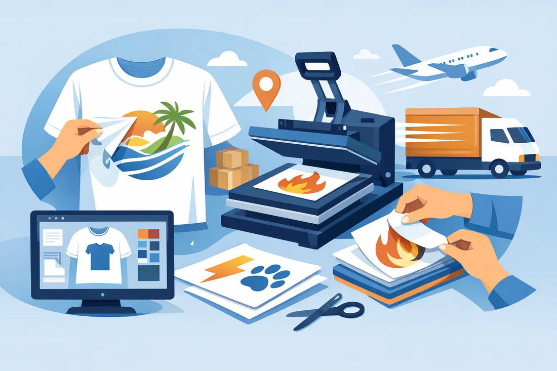 Custom Shirt Transfers Online That Ship Fast