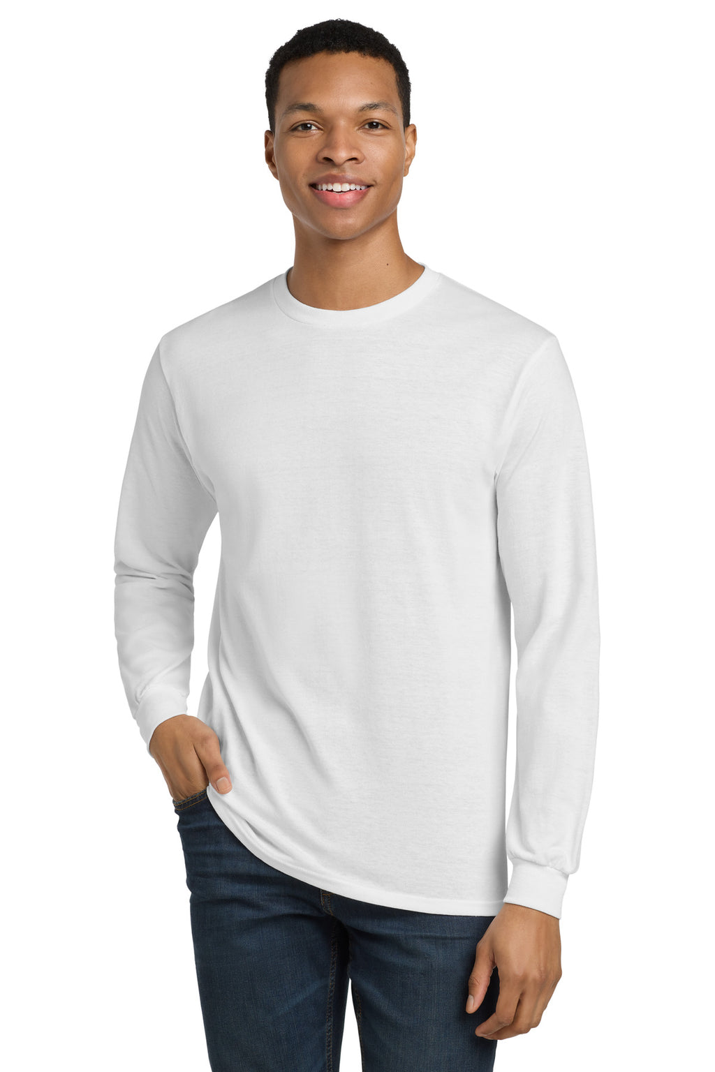 Gildan® - DryBlend® 50 Cotton/50 Poly Long Sleeve T-Shirt. 8400