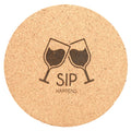 Cork 4" Round Coaster