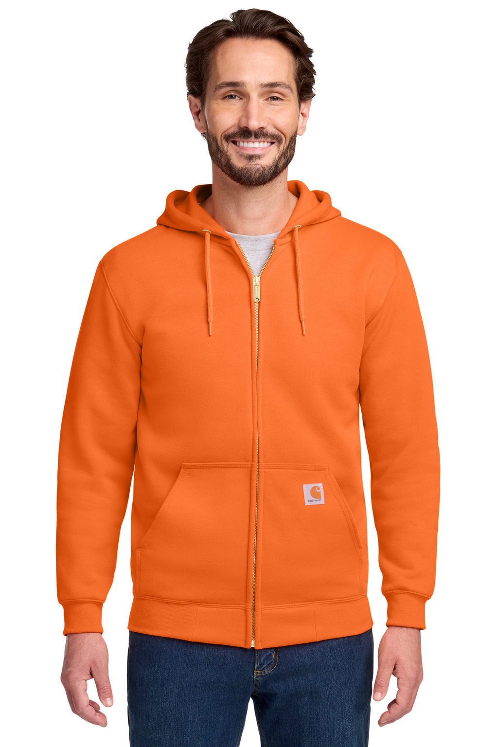 Carhartt ® Midweight Hooded Zip-Front Sweatshirt. CTK122