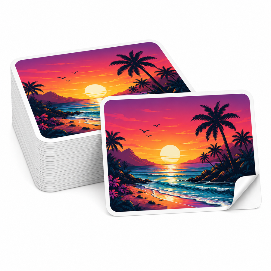 Custom Rounded Corner Stickers