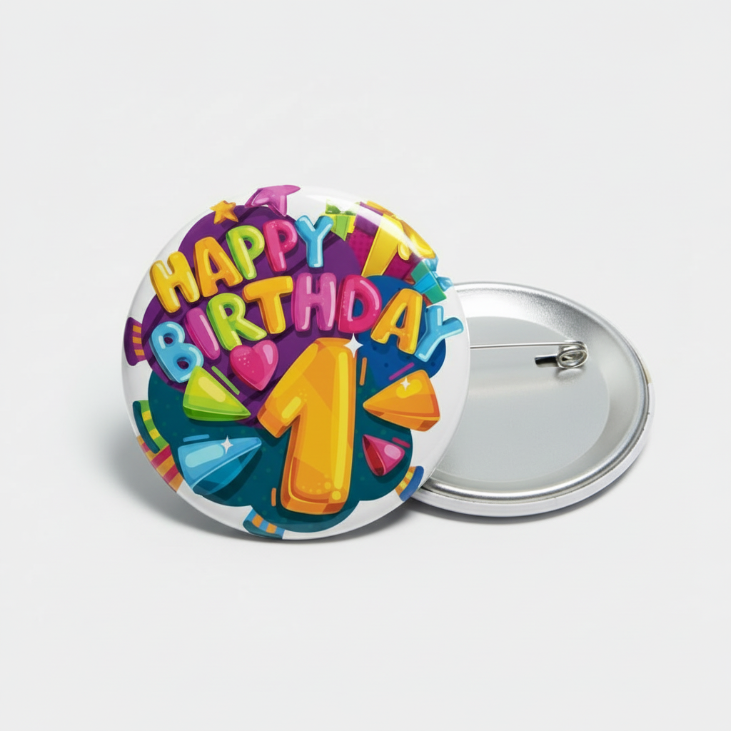 Custom 3.5 inch Buttons