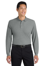 Port Authority® Silk Touch™ Long Sleeve Polo.  K500LS