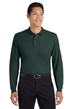 Port Authority® Silk Touch™ Long Sleeve Polo.  K500LS