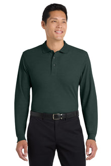 Port Authority® Silk Touch™ Long Sleeve Polo.  K500LS