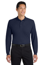 Port Authority® Silk Touch™ Long Sleeve Polo.  K500LS