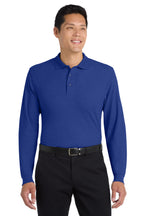 Port Authority® Silk Touch™ Long Sleeve Polo.  K500LS