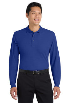 Port Authority® Silk Touch™ Long Sleeve Polo.  K500LS