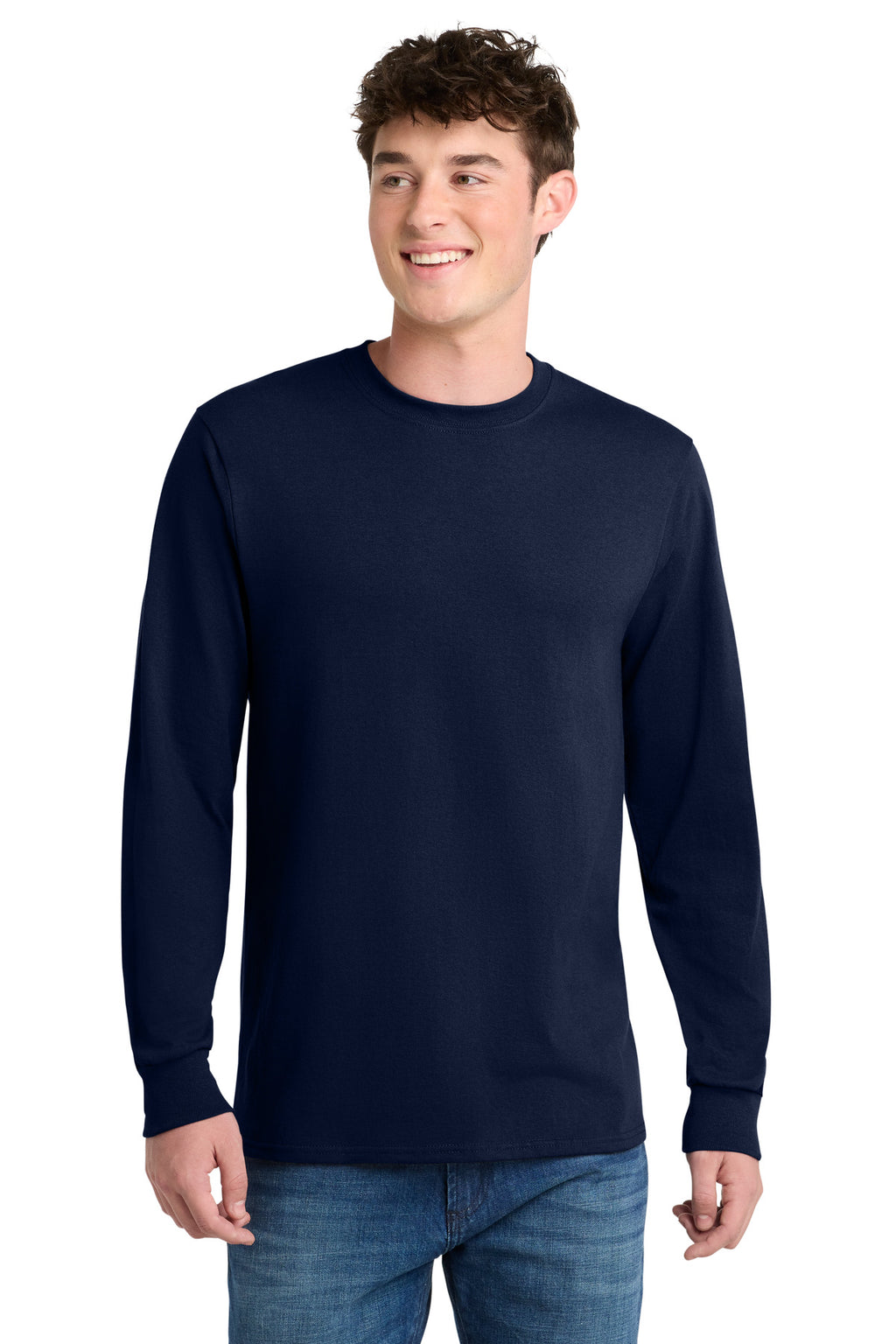 Port & Co® Long Sleeve Core Blend Tee. PC55LS