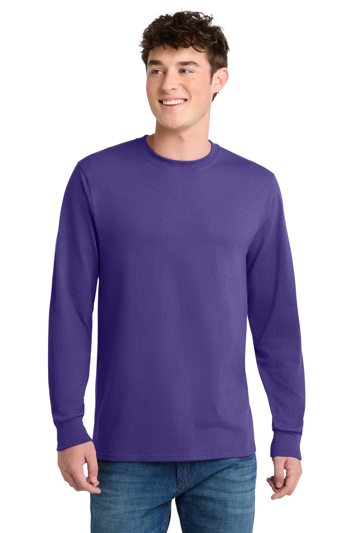 Port & Co® Long Sleeve Core Blend Tee. PC55LS