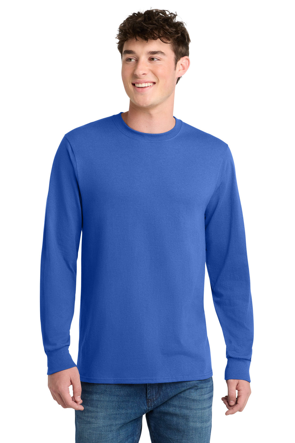 Port & Co® Long Sleeve Core Blend Tee. PC55LS