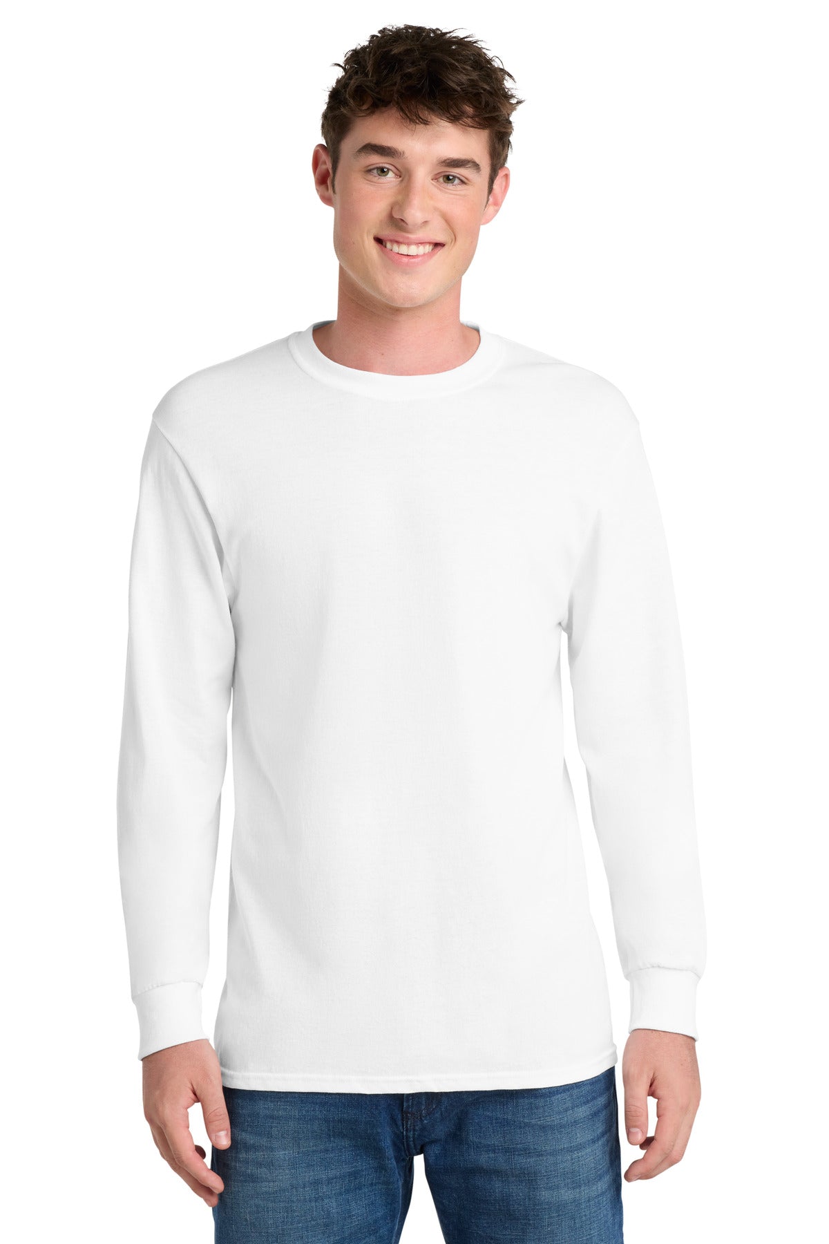 Port & Co® Long Sleeve Core Blend Tee. PC55LS