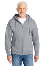 Port & Co® Core Fleece Full-Zip Hooded Sweatshirt. PC78ZH