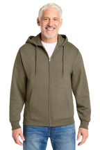 Port & Co® Core Fleece Full-Zip Hooded Sweatshirt. PC78ZH