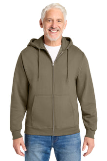 Port & Co® Core Fleece Full-Zip Hooded Sweatshirt. PC78ZH
