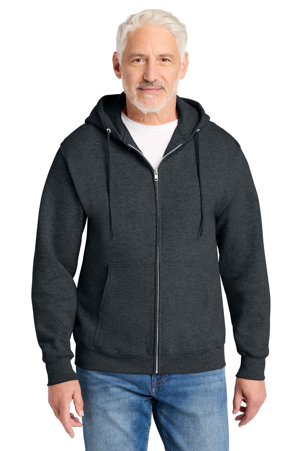 Port & Co® Core Fleece Full-Zip Hooded Sweatshirt. PC78ZH