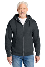 Port & Co® Core Fleece Full-Zip Hooded Sweatshirt. PC78ZH