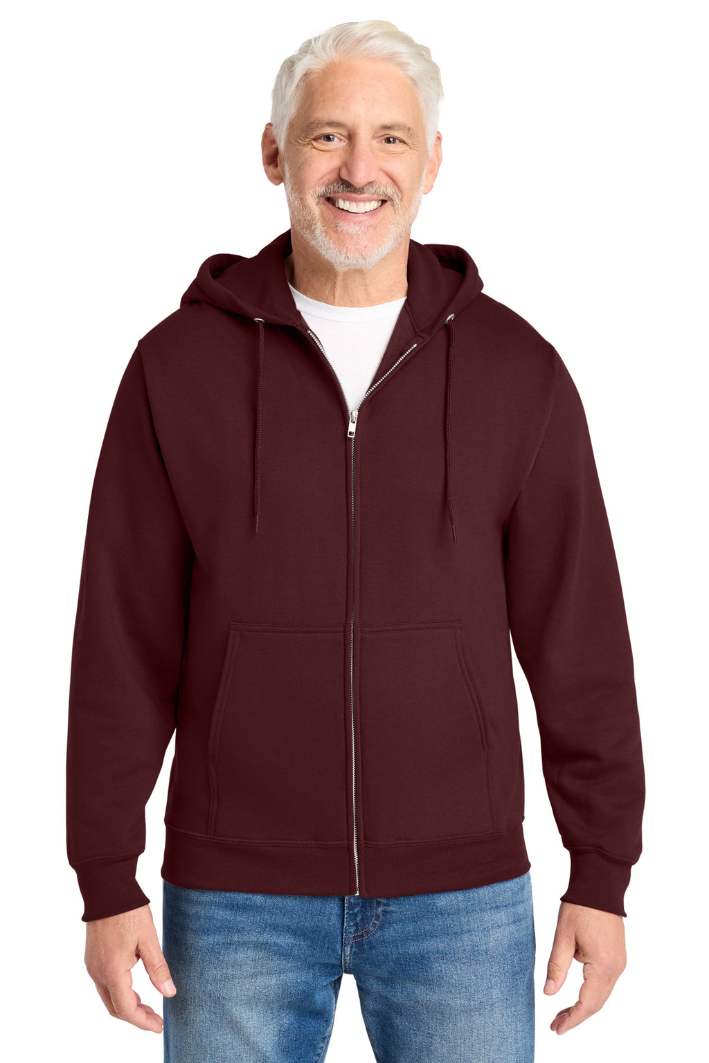 Port & Co® Core Fleece Full-Zip Hooded Sweatshirt. PC78ZH