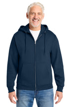 Port & Co® Core Fleece Full-Zip Hooded Sweatshirt. PC78ZH