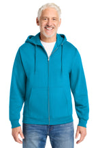 Port & Co® Core Fleece Full-Zip Hooded Sweatshirt. PC78ZH