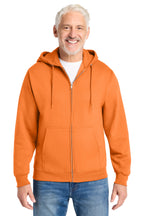 Port & Co® Core Fleece Full-Zip Hooded Sweatshirt. PC78ZH