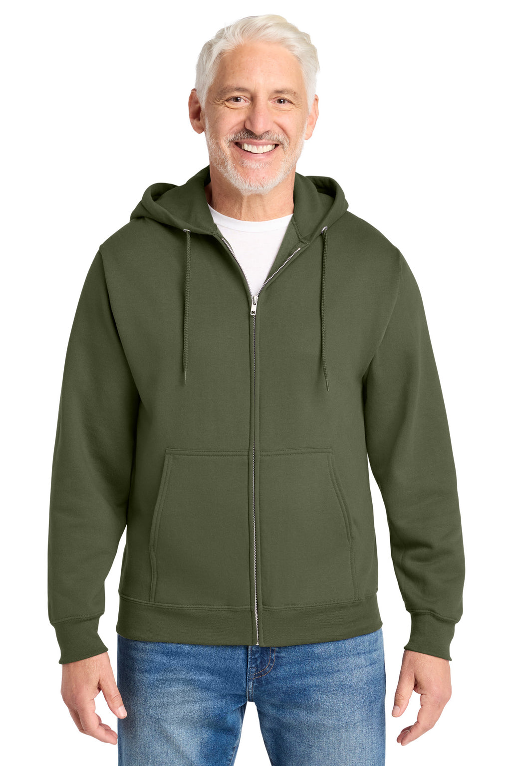 Port & Co® Core Fleece Full-Zip Hooded Sweatshirt. PC78ZH