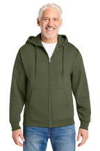 Port & Co® Core Fleece Full-Zip Hooded Sweatshirt. PC78ZH