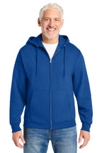 Port & Co® Core Fleece Full-Zip Hooded Sweatshirt. PC78ZH