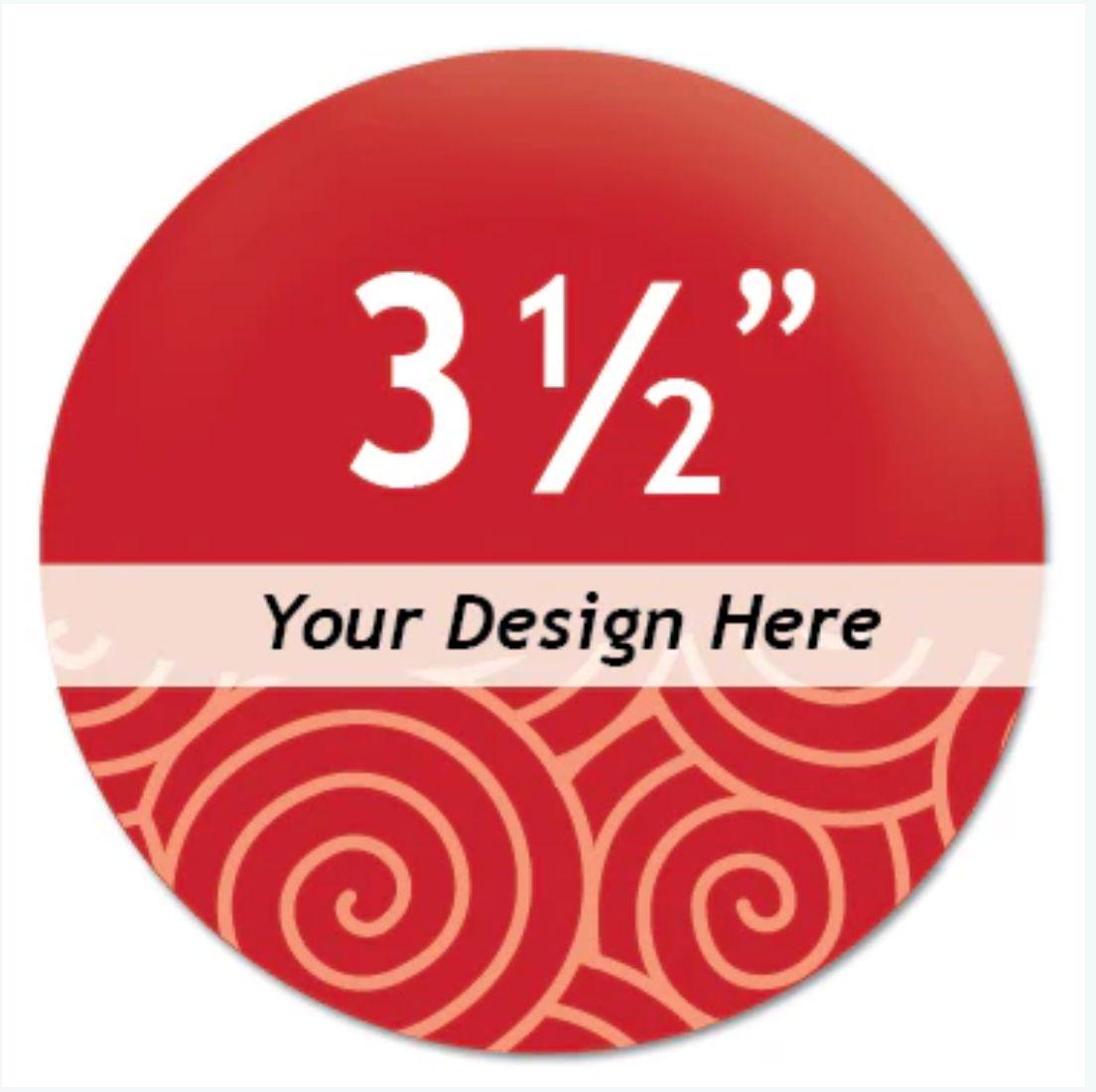 Custom 3.5 inch Buttons