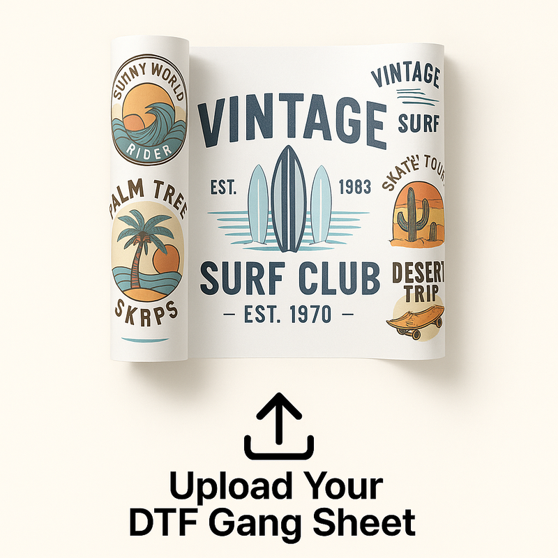 Upload Your UV DTF Gang Sheet