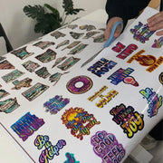 Custom UV DTF Gang Sheets – Waterproof Stickers for Cups, Glass, Packaging & Hard Surfaces (Fast Shipping)