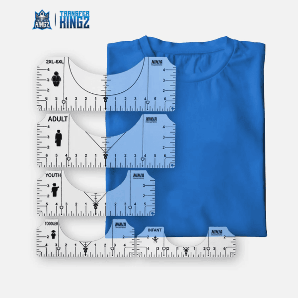 Transfer kingz DTF Alignment Ruler Set